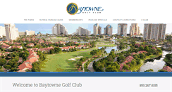 Desktop Screenshot of baytownegolf.com
